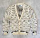 画像: 80'S ROYAL NORTH MILLS OUTFITTERS ニットカーディガン バーズアイ柄 USA製 (VINTAGE) 「Knit」入荷しました。