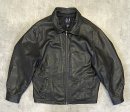 画像: 00'S GAP 旧タグ 裏地キルティング レザー ドリズラージャケット ブラック (VINTAGE) 「Jacket」入荷しました。
