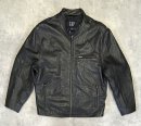 画像: 00'S GAP 旧タグ 裏地キルティング レザー ライダースジャケット ブラック (VINTAGE) 「Jacket」入荷しました。
