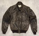 画像: 80'S LL Bean "A-2" レザー フライトジャケット ダークブラウン SCOVILLジップ USA製 (VINTAGE) 「Jacket」入荷しました。