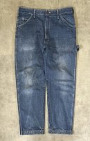 画像: 80'S DICKIES チビタグ デニム ペインターパンツ インディゴ 42TALONジップ W36L30 USA製 (VINTAGE) 「Bottoms」入荷しました。