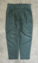 画像: 90'S RALPH LAUREN "クレストロゴ" ツープリーツ チノパンツ グリーン USA製 (VINTAGE) 「Bottoms」入荷しました。