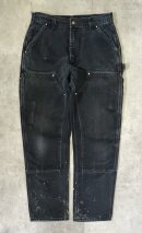 画像: CARHARTT ダブルニー ダック ペインターパンツ フェードブラック USA製 (VINTAGE) 「Bottoms」入荷しました。