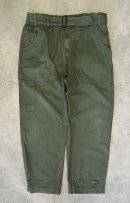 画像: 50'S フランス軍 ベルト付き メカニックワークパンツ ECLAIRダブルジップ (VINTAGE) 「Bottoms」入荷しました。