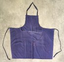 画像: ユーロヴィンテージ コットンツイル ポケット付き エプロン ナス紺 (VINTAGE) 「Bottoms」入荷しました。