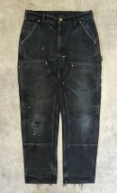 画像: CARHARTT ダブルニー ダック ペインターパンツ ブラック W33L32 USA製 (VINTAGE) 「Bottoms」入荷しました。