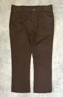 画像: 70'S Lee 200 カツラギ ブーツカット 42TALONジップ ブラウン USA製 (VINTAGE) 「Bottoms」入荷しました。