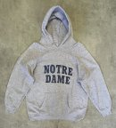 画像: 80'S CHAMPION "NOTRE DAME" トリコタグ 染み込みプリント パーカー グレー USA製 (VINTAGE) 「Parka」入荷しました。
