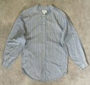 画像: 90'S J.CREW 旧タグ ポプリン バンドカラーシャツ ストライプ (VINTAGE) 「L/S Shirt」入荷しました。