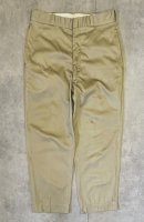画像: 60'S アメリカ軍 US ARMY コットン100% チノパンツ W34L31 SCOVILLアルミジップ (VINTAGE) 「Bottoms」入荷しました。