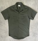 画像: 70'S SEARS "PERMA-PREST" 半袖 ワークシャツ オリーブ (VINTAGE) 「S/S Shirt」入荷しました。