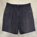 画像: 90'S RALPH LAUREN "TYLER SHORT" ツープリーツ チノショーツ フェードネイビー (VINTAGE) 「Shorts」入荷しました。