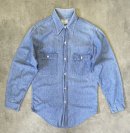画像: 70'S BIG MAC コットン100% シャンブレーシャツ ブルー USA製 (VINTAGE) 「L/S Shirt」入荷しました。