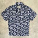 画像: 00'S LL Bean コットン 半袖 オープンカラーシャツ 総柄 (VINTAGE) 「S/S Shirt」入荷しました。