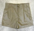 画像: 50'S イタリア軍 コットン100% ボタンフライ プリーツ入り チノショーツ ベージュ (MINT CONDITION) 「Shorts」入荷しました。
