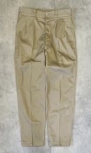 画像: 50'S フランス軍 M52 ボタンフライ プリーツ入り チノパンツ ベージュ 23 (VINTAGE) 「Bottoms」入荷しました。