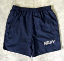 画像: アメリカ軍 US NAVY ナイロン トレーニングショーツ ネイビー (VINTAGE) 「Shorts」入荷しました。