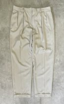 画像: 90'S RALPH LAUREN ツータック トロピカルウールパンツ ライトベージュ イタリア製 (VINTAGE) 「Bottoms」入荷しました。