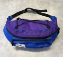 画像: 80'S LL Bean ナイロン ウエスト＆ショルダーバッグ ブルー/パープル (VINTAGE) 「Bag」入荷しました。