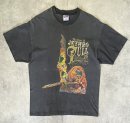 画像: 90'S JETHRO TULL "25th ANNIVERSARY TOUR" 両面プリント シングルステッチ 半袖 Tシャツ フェードブラック (VINTAGE) 「T-Shirt」入荷しました。