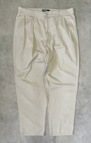 画像: 90'S RALPH LAUREN "ボックスロゴ" ツープリーツ チノパンツ ライトベージュ (VINTAGE)「Bottoms」入荷しました。