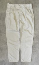画像: 90'S RALPH LAUREN "ボックスロゴ" ツープリーツ チノパンツ オフホワイト (VINTAGE) 「Bottoms」入荷しました。