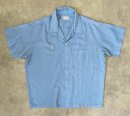 画像: 60'S TOWNCRAFT "PENN-PREST" 半袖 オープンカラーシャツ ブルー (VINTAGE) 「S/S Shirt」入荷しました。