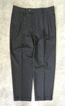 画像: RALPH LAUREN ツープリーツ トロピカルウール スラックス チャコール (VINTAGE)「Bottoms」入荷しました。