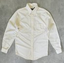画像: 90'S LANDS' END オックスフォード 長袖 BDシャツ 生成り USA製 (VINTAGE)「L/S Shirt」入荷しました。