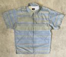 画像: 00'S PATAGONIA "RHYTHM" フルジップ 半袖 ボックスシャツ ボーダー＆渦巻柄 (VINTAGE)「S/S Shirt」入荷しました。