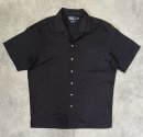 画像: 90'S RALPH LAUREN "CHAUNCEY" ロゴ無し 半袖 オープンカラーシャツ ブラック (VINTAGE)「S/S Shirt」入荷しました。