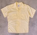 画像: 60'S ARROW "DECTON" 半袖 オープンカラーシャツ ライトイエロー USA製 (VINTAGE)「S/S Shirt」入荷しました。