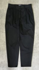 画像: 90'S RALPH LAUREN "HAMMOND PANT" ツープリーツ チノパンツ ブラック W32L32 (VINTAGE)「Bottoms」入荷しました。