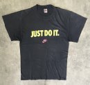 画像: 90'S NIKE "JUST DO IT." 銀タグ シングルステッチ 両面プリント Tシャツ ブラック USA製 (VINTAGE)「T-Shirt」入荷しました。