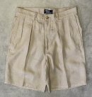 画像: 90'S RALPH LAUREN ツープリーツ リネンショーツ ベージュ USA製 (MINT CONDITION)「Shorts」入荷しました。