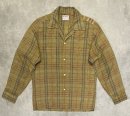 画像: 70'S McGREGOR "SCOTSET" リネン 長袖 オープンカラーシャツ チェック柄 (VINTAGE)「L/S Shirt」入荷しました。
