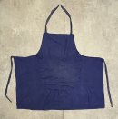 画像: ユーロヴィンテージ コットンツイル ポケット付き エプロン ブルー (VINTAGE)「Bottoms」入荷しました。