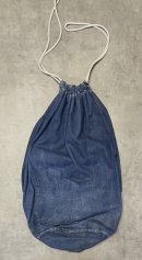 画像: 40'S アメリカ軍 デニム ランドリーバッグ バラックバッグ インディゴ (VINTAGE)「Bag」入荷しました。