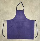 画像: ユーロヴィンテージ コットンツイル ポケット付き エプロン ナス紺 (VINTAGE)「Bottoms」入荷しました。