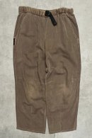 画像: 90'S GRAMICCI 旧ロゴ ヘンプ/コットン ベルト付き クロップドパンツ ブラウン USA製 (VINTAGE)「Bottoms」入荷しました。