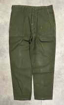 画像: 60'S アメリカ軍 US ARMY "OG107" コットンサテン ベイカーパンツ ミリタリーグリーン (VINTAGE)「Bottoms」入荷しました。