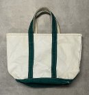 画像: 80'S LL Bean 2色タグ キャンバス トートバッグ グリーン/オフホワイト USA製 (VINTAGE)「Bag」入荷しました。