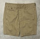 画像: RRL ボタンフライ ミリタリーチノショーツ タン (USED)「Shorts」入荷しました。