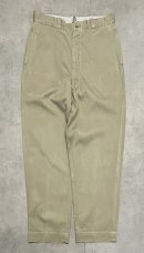 画像: 60'S アメリカ軍 US ARMY コットン100% チノパンツ FASTブラスジップ (VINTAGE)「Bottoms」入荷しました。