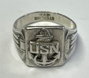画像: US NAVY スターリングシルバー リング (VINTAGE)「Accessorie」入荷しました。