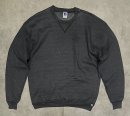 画像: 90'S RUSSELL ATHLETIC 前Vガゼット付き クルーネック スウェットシャツ チャコール USA製 (VINTAGE)「Sweat Shirt」入荷しました。