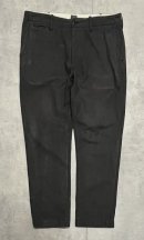 画像: 00'S J.CREW "COVERT CLOTH" ボタンフライ ワークパンツ ブラック W34L30 (USED)「Bottoms」入荷しました。