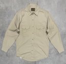 画像: 90'S EDDIE BAUER 黒タグ ポプリンシャツ ベージュ USA製 (VINTAGE)「L/S Shirt」入荷しました。