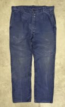 画像: 60'S BOTTON LE CABLE フレンチワーク モールスキン ワークパンツ ブルー フランス製 (VINTAGE)「Bottoms」入荷しました。