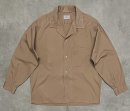 画像: 60'S VAN HEUSEN コットン100% オープンカラーシャツ ライトブラウン (VINTAGE)「L/S Shirt」入荷しました。
